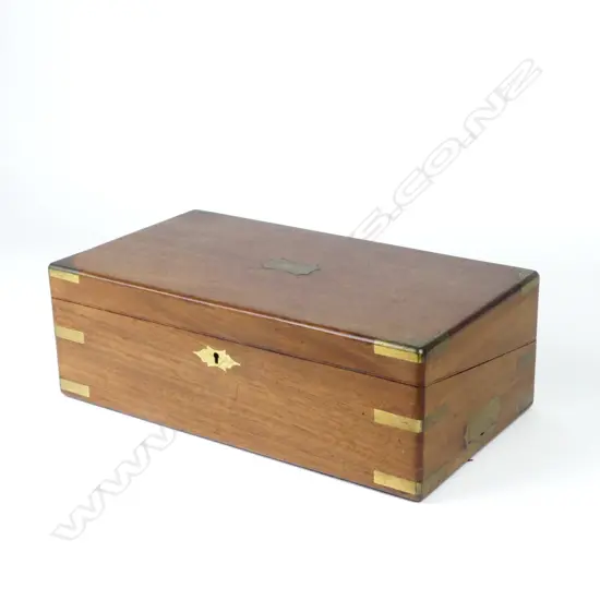 A mahogany writing slope