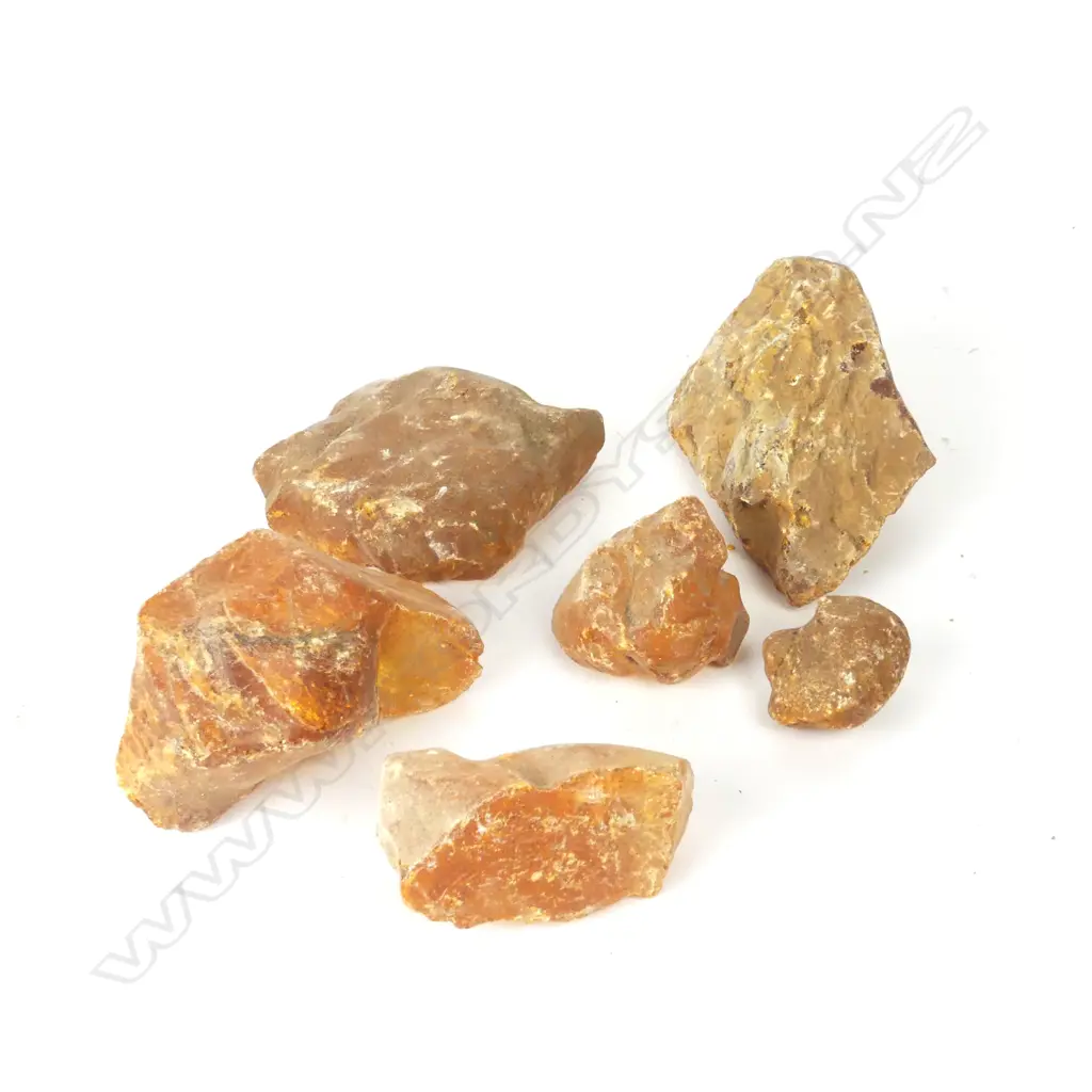 Six pieces of kauri gum Image 1++