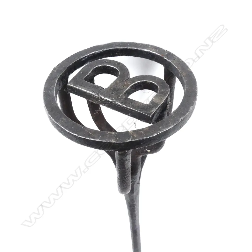 Two wrought iron branding irons Image 1++