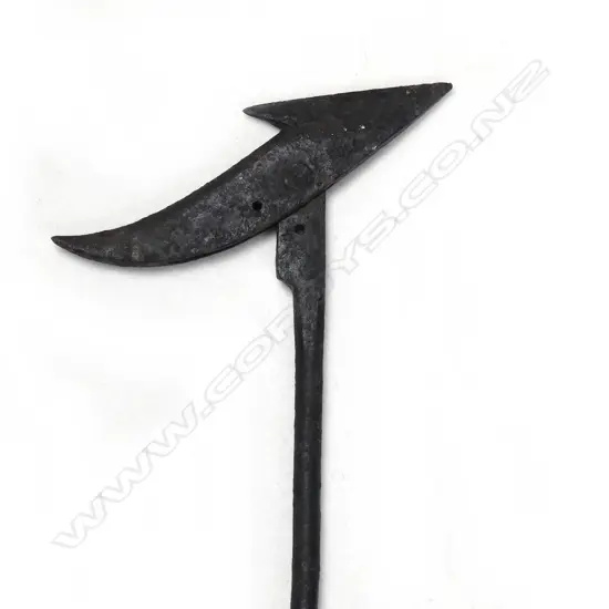 An American 'toggle iron' whaling harpoon