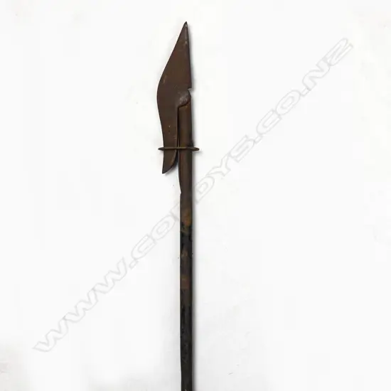 A grommet iron whaling harpoon