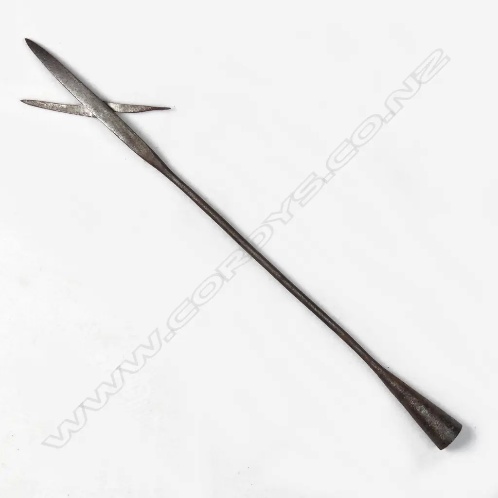 A porpoise iron whaling harpoon Image 1++