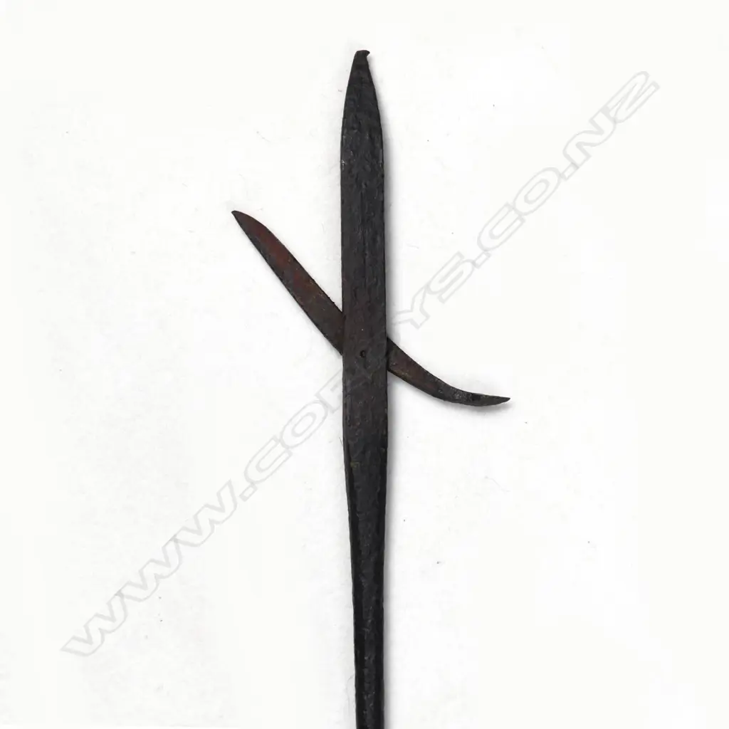 A porpoise iron whaling harpoon Image 1++