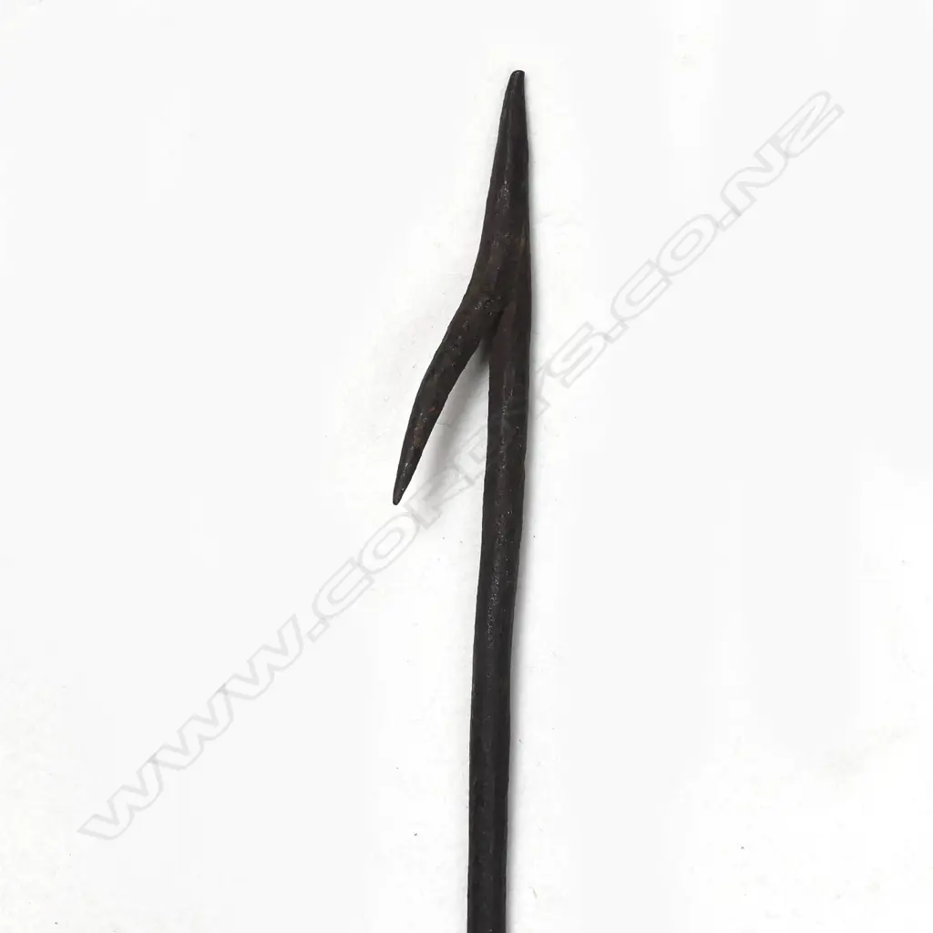 A hand forged iron whaling harpoon Image 1++