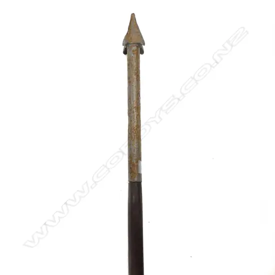 A 20thC whaling swivel gun harpoon