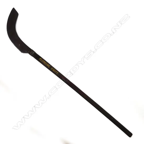 A flensing knife