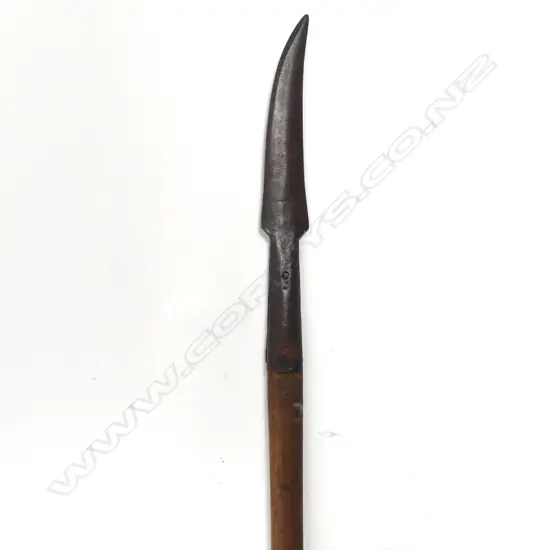 A large flensing iron made by W. Gilpin