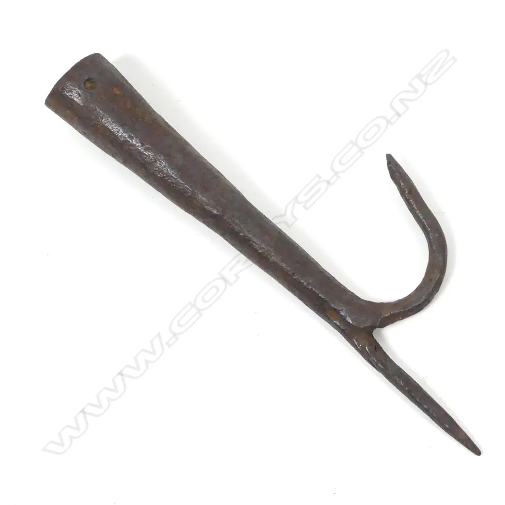 A wrought iron blubber hook Image 1++