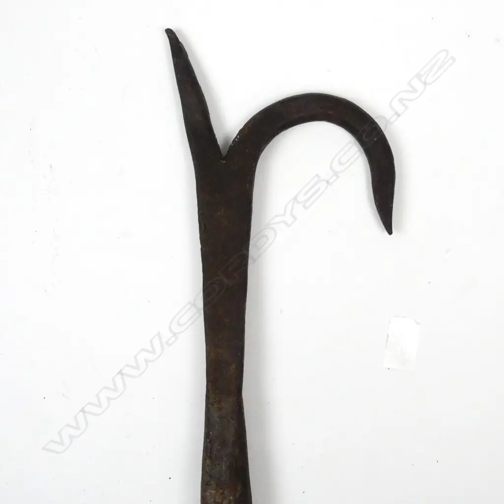 A wrought iron blubber hook Image 1++