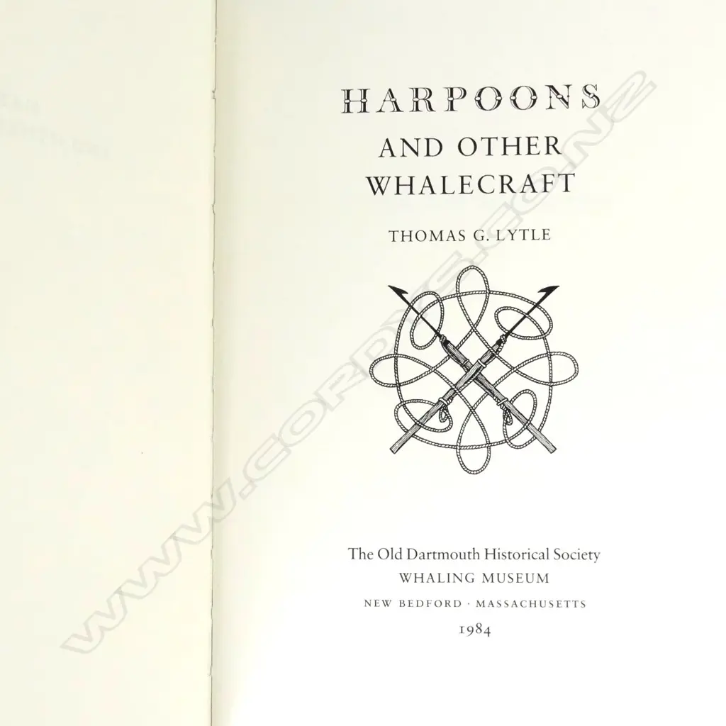 'Harpoons and Other Whalecraft' by Thomas G. Lytle Image 1++