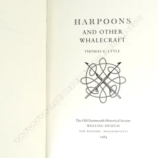 'Harpoons and Other Whalecraft' by Thomas G. Lytle