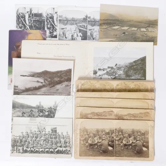 WWI and Boer War postcards