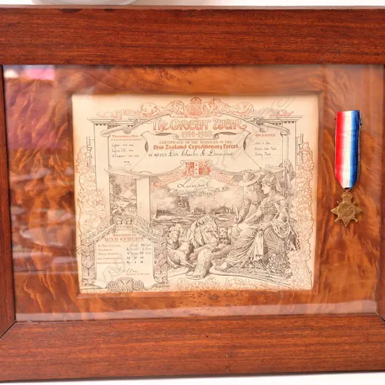 The Great War Record of Service and 1914-15 Star Medal