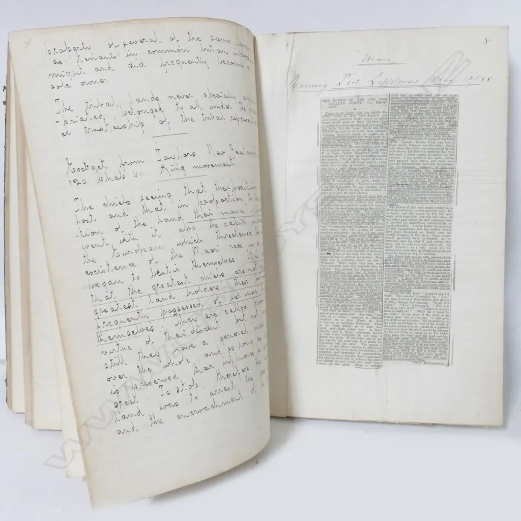 'Papers on Native Tenure 1861' Image 1++