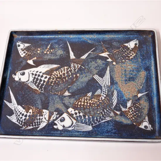 A Royal Copenhagen tray by Nils Thorsson (1898-1975)