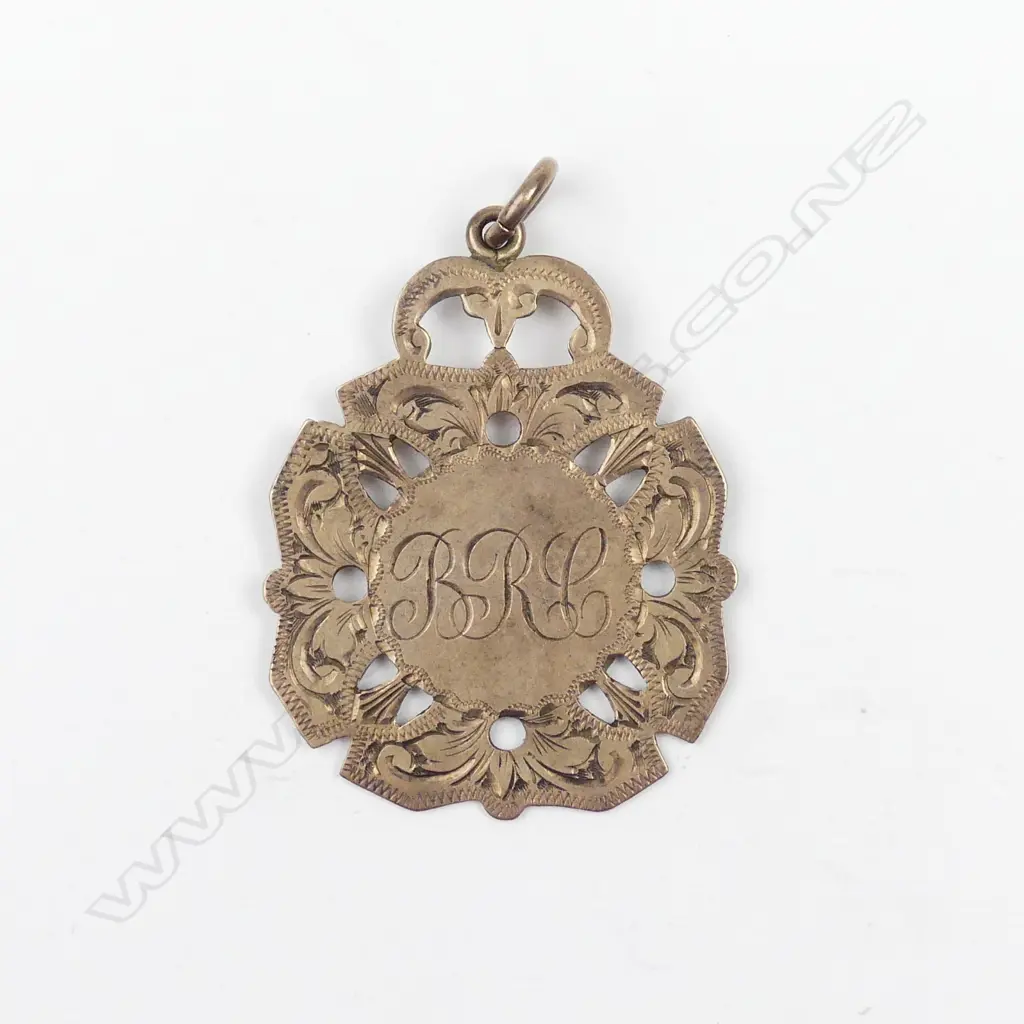 An early 1900 9ct rose gold medal Image 1++