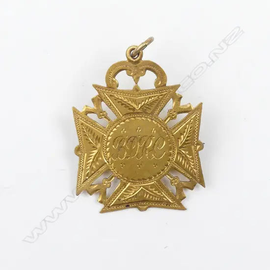 An early 1900 9ct gold medal
