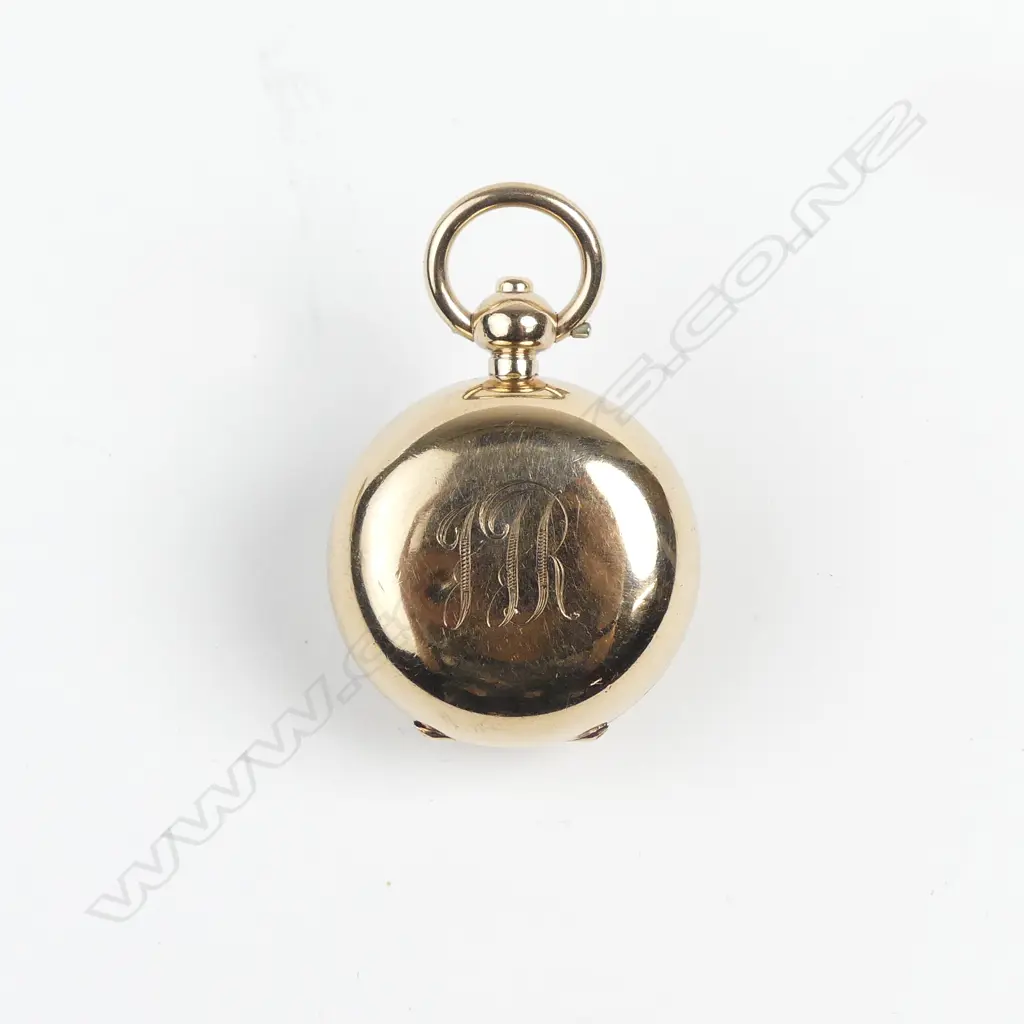 A c.1900 Dennison Watch Co. gold plated sovereign case Image 1++