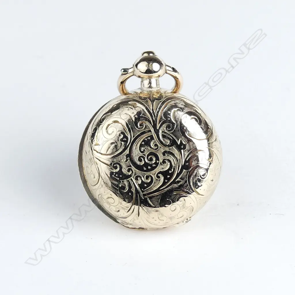 A c.1900 Dennison Watch Co. gold plated sovereign case Image 1++
