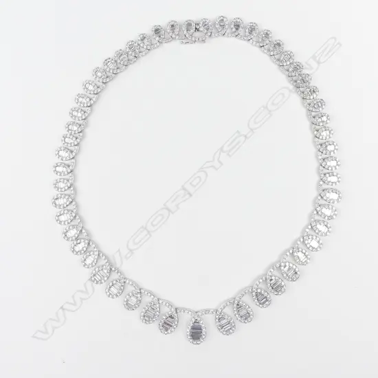 A magnificent modern diamond necklace