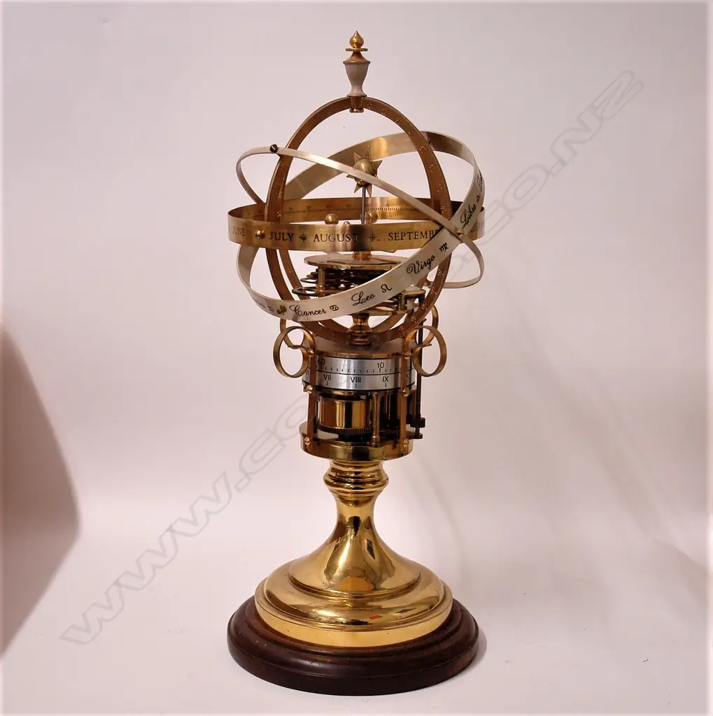 A 20thC orrery planetarium clock by St James's House of London Image 1++