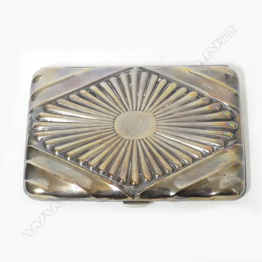 A late Victorian silver writing case Image 1++