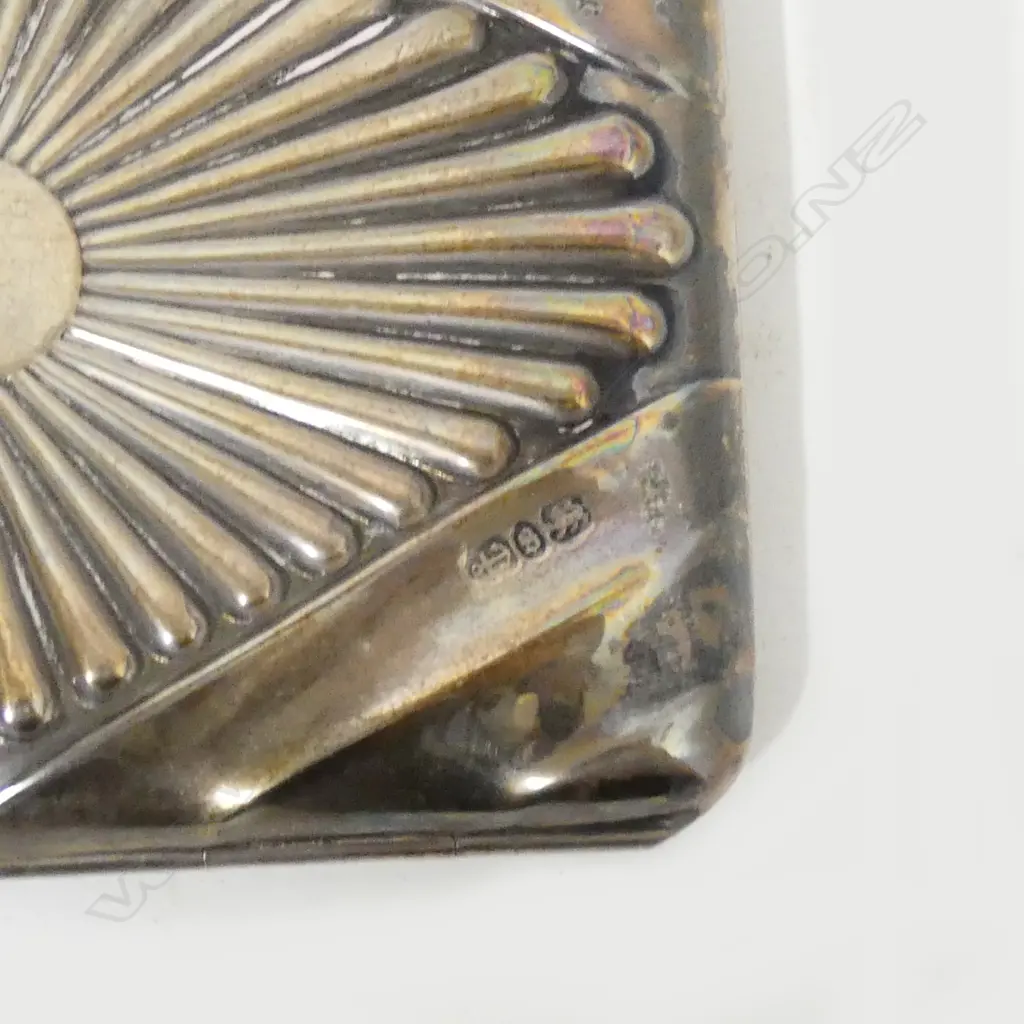 A late Victorian silver writing case Image 1++