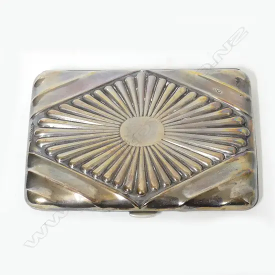 A late Victorian silver writing case