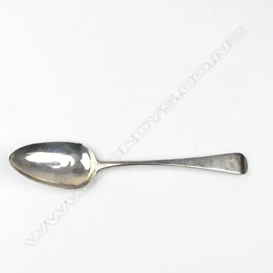 A George III silver tablespoon