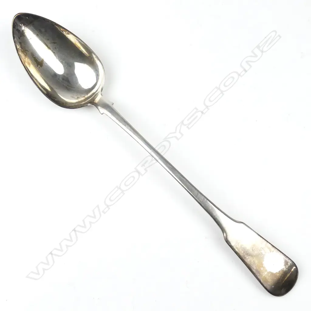 A George III silver pie spoon Image 1++