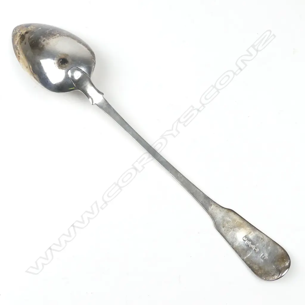 A George III silver pie spoon Image 1++