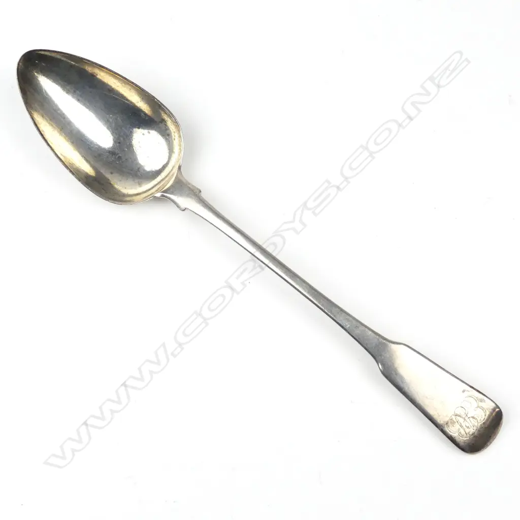 A George III silver pie spoon Image 1++