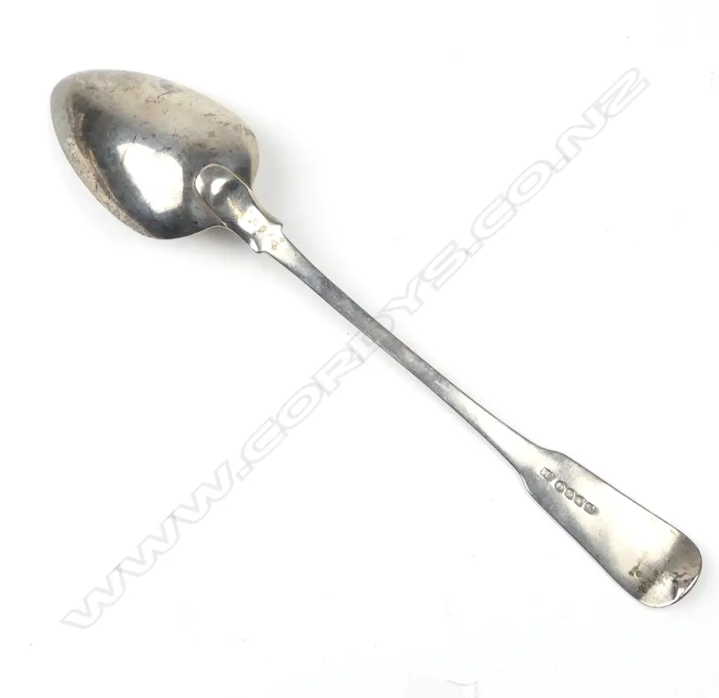 A George III silver pie spoon Image 1++