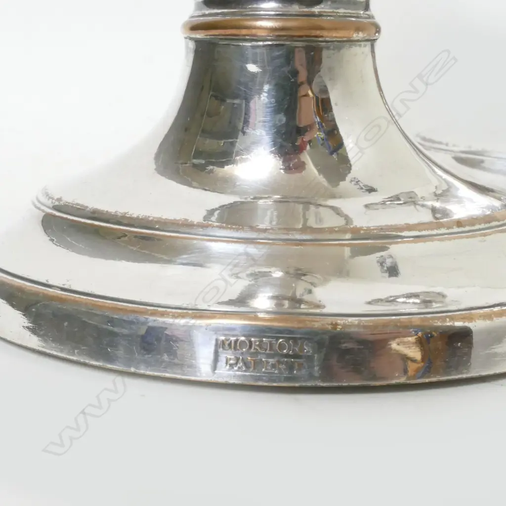 A pair of Old Sheffield Plate telescopic candlesticks Image 1++