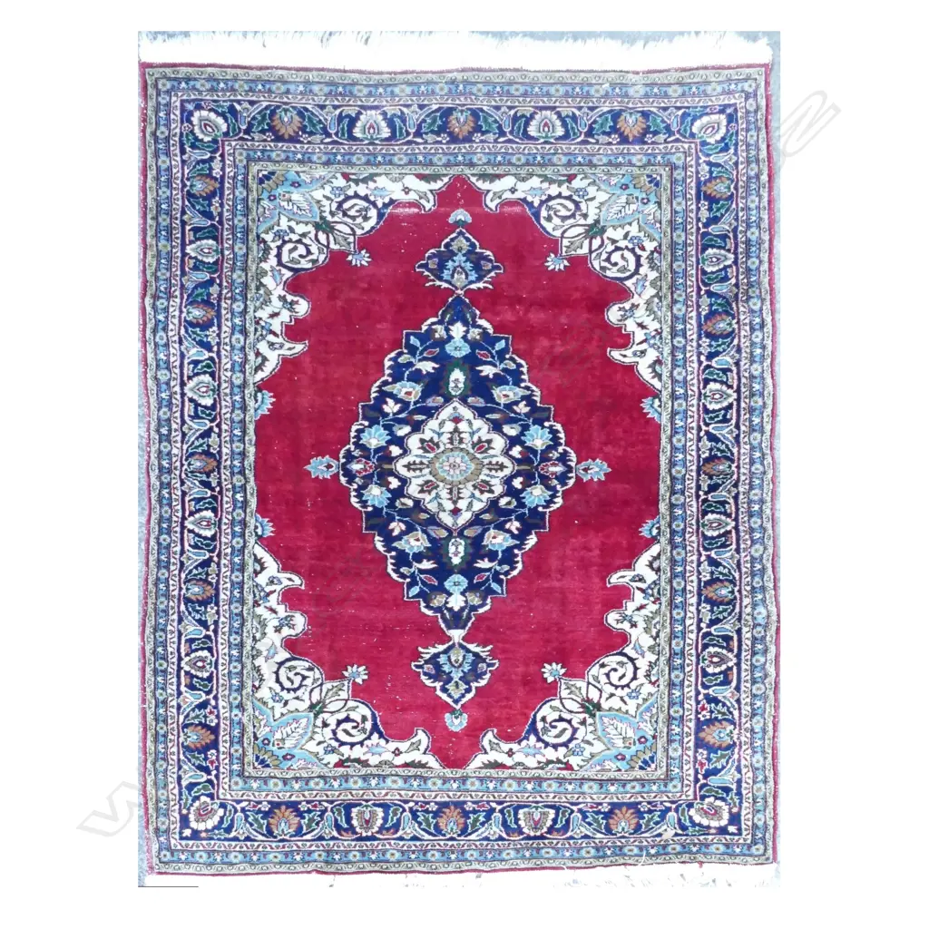 A hand knotted Persian rug Image 1++