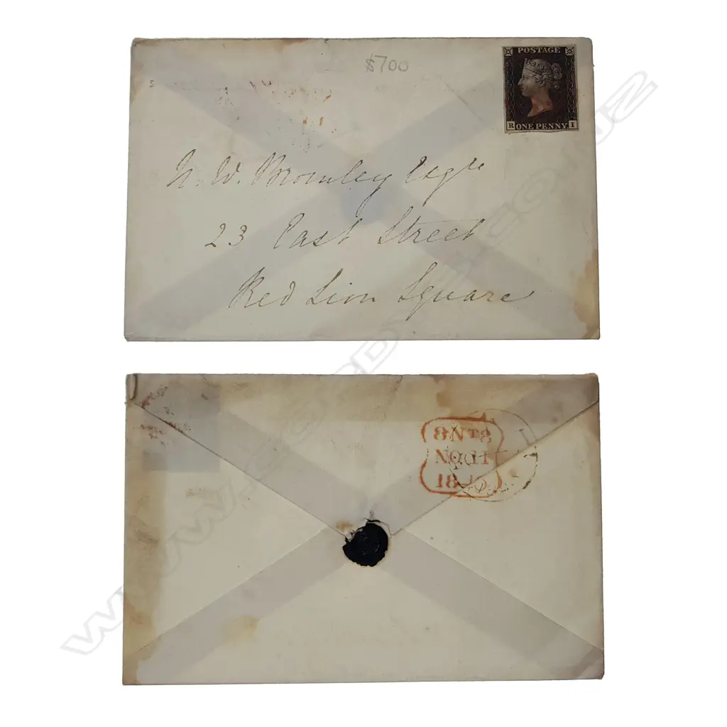 An 1840 1 Penny Black Image 1++