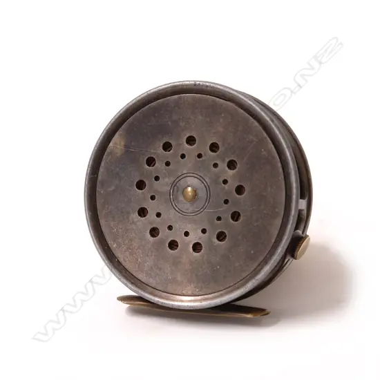 A vintage Hardy 'Perfect' 3½" duplicated Mark II fly fishing reel