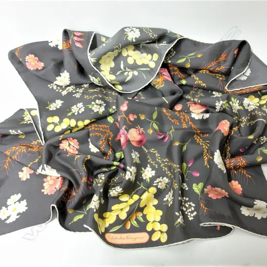 Salvator Ferragamo vintage silk scarf