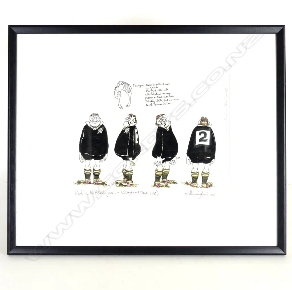 Two original Murray Ball cartoons (unknown publications) Image 1++