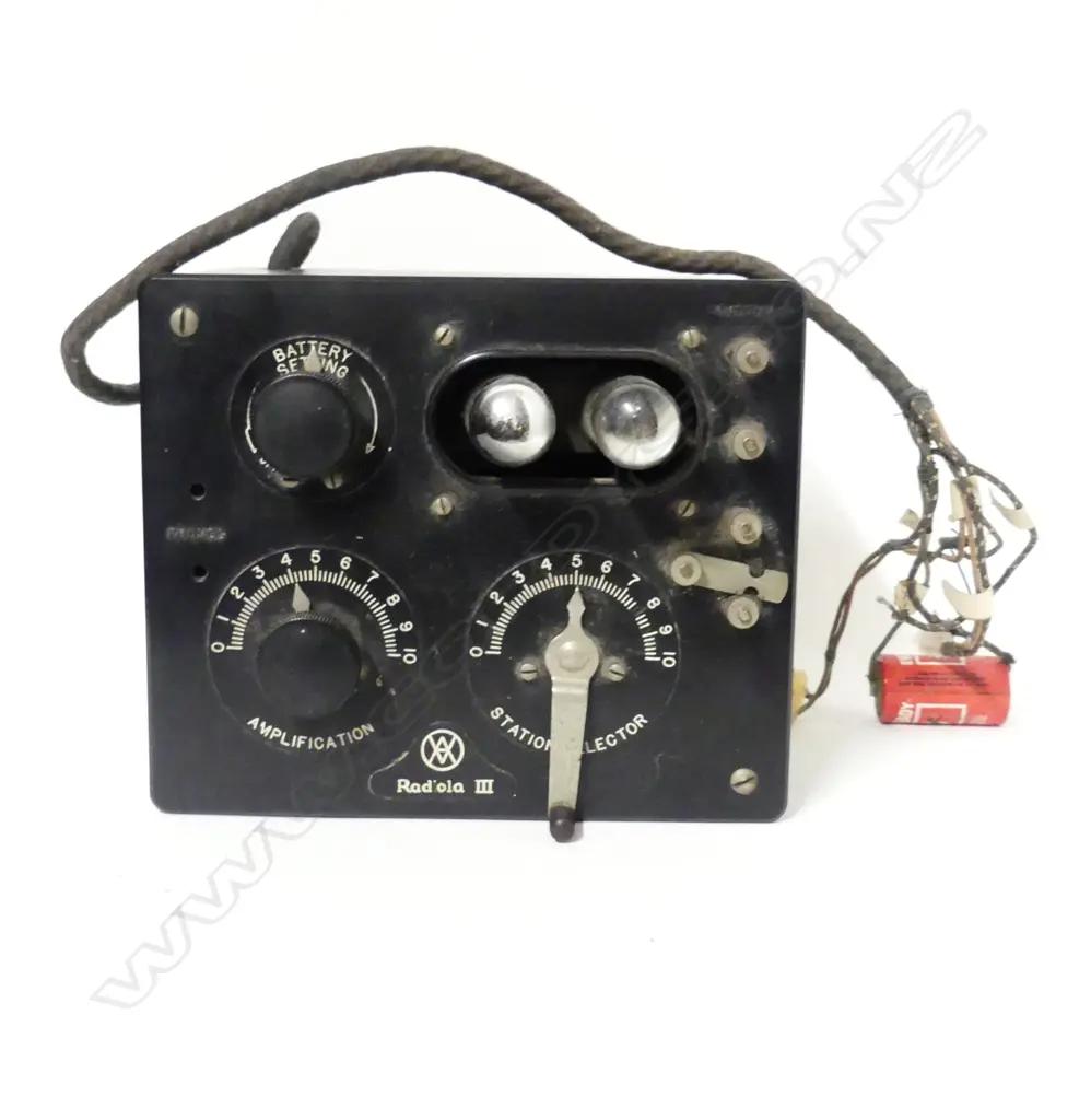 A Westinghouse “Radiola III” Regenerative Receiver Image 1++