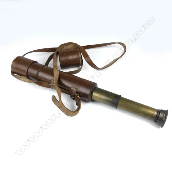 A Newbold & Bulford Co. brass 'Curlew' telescope