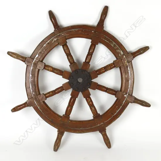 A ship's wheel