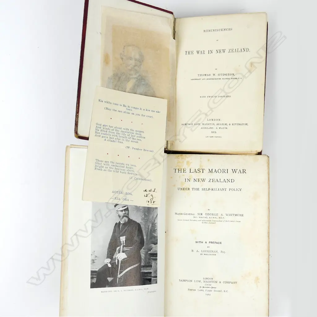 'The Last Maori War in New Zealand' by Sir George S. Whitmore Image 1++