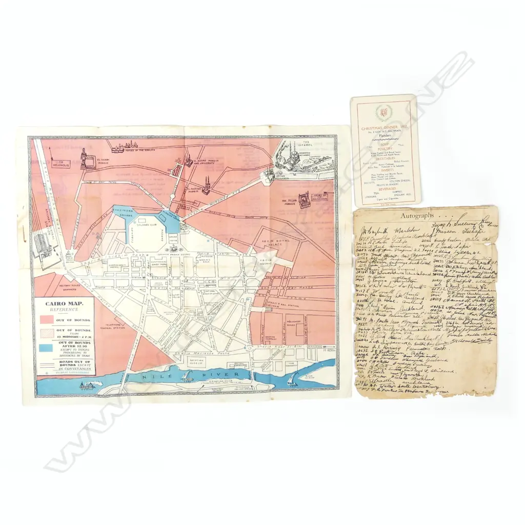 WWI 1st Anzac Corps position map Image 1++