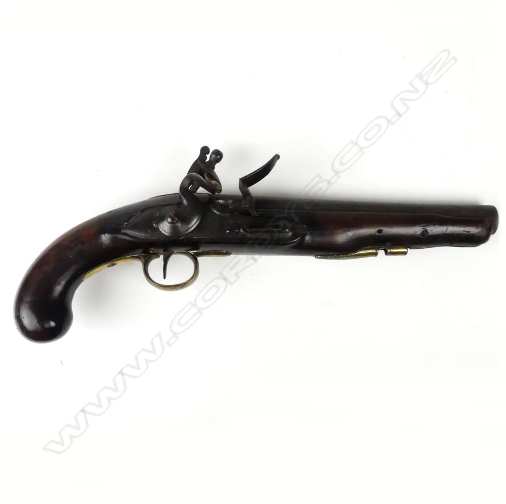 A regimentally marked pattern 1796 Heavy Dragoon flintlock pistol Image 1++