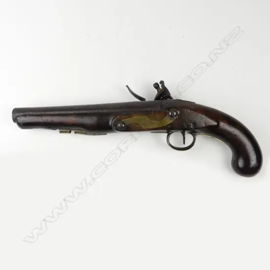 A regimentally marked pattern 1796 Heavy Dragoon flintlock pistol