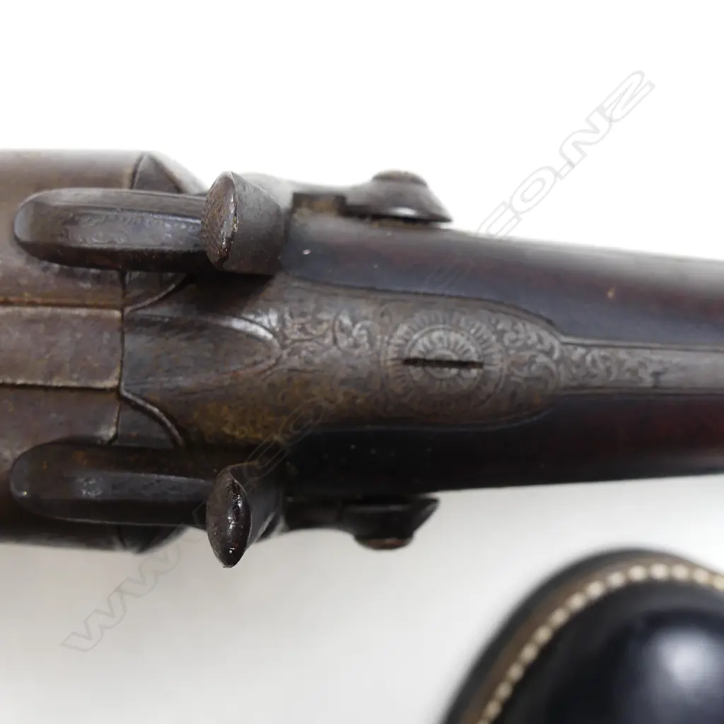 An antique 12g pinfire shotgun by Joseph Tye Image 1++