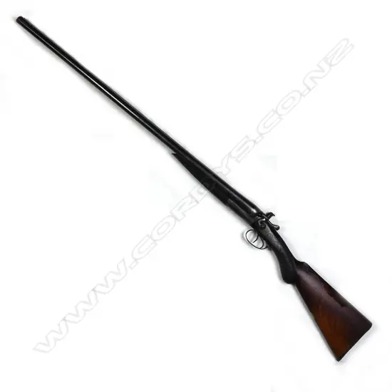 A Smiths' Khama Gunworks Ltd 12g double barrel shotgun