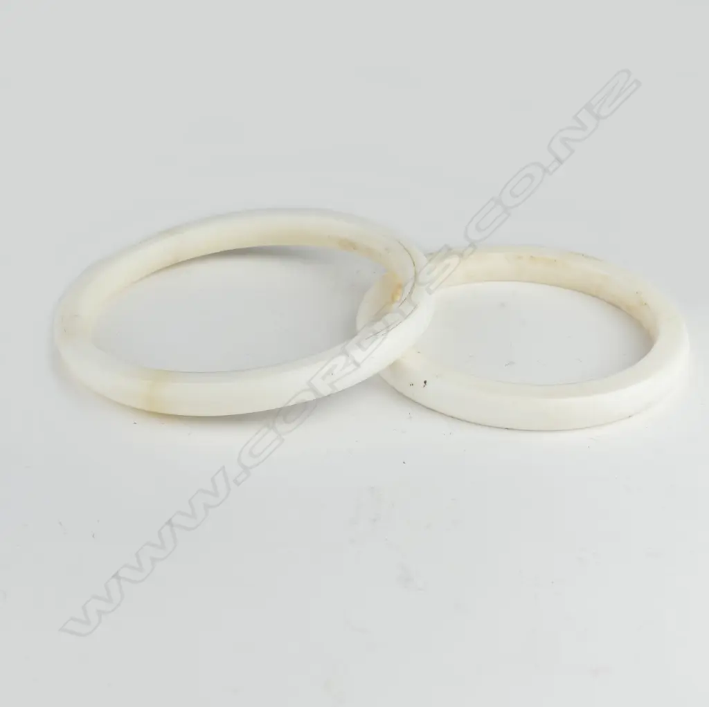 Two clam shell bangles from Ulawa Image 1++