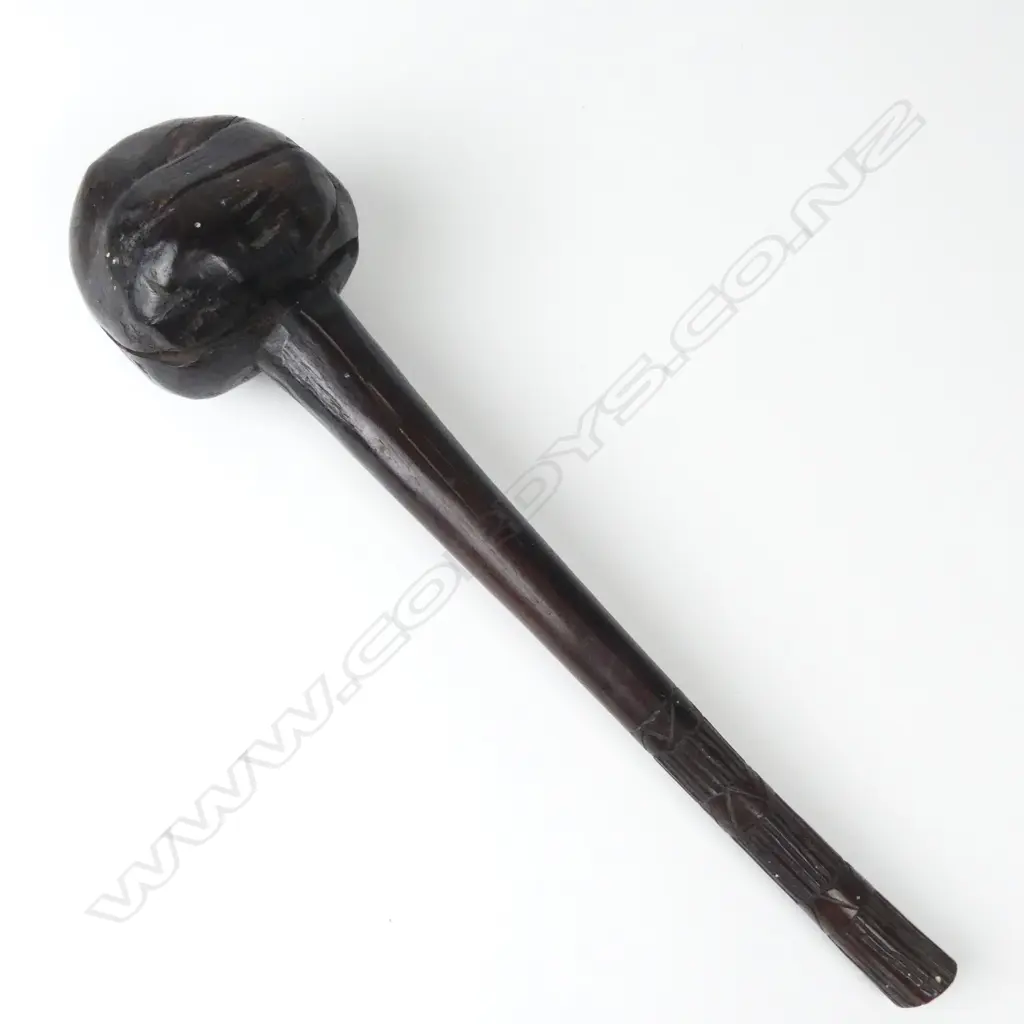 A 19thC Fijian ula throwing club Image 1++